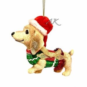 Dachshund Christmas Tree Ornament 🐾 Doxie Wiener